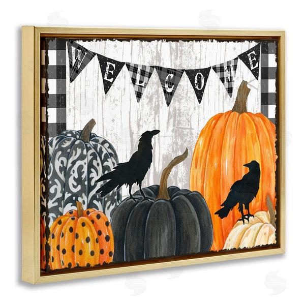Stupell Industries Andrea Tachiera | Welcome Crows And Pumpkins