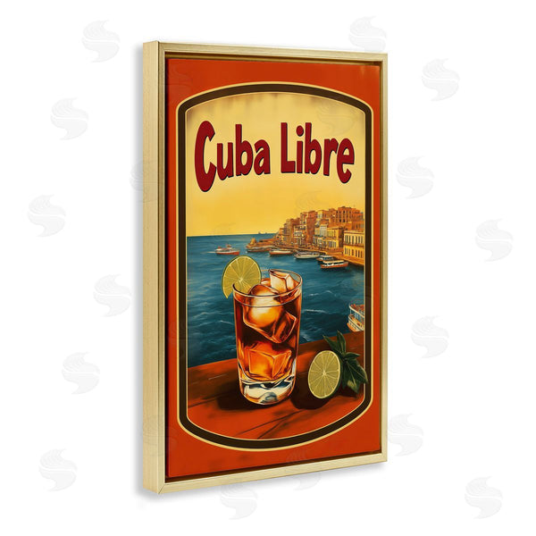 Stupell Industries Andreas Magnusson | Cuba Libre Vintage Cocktail
