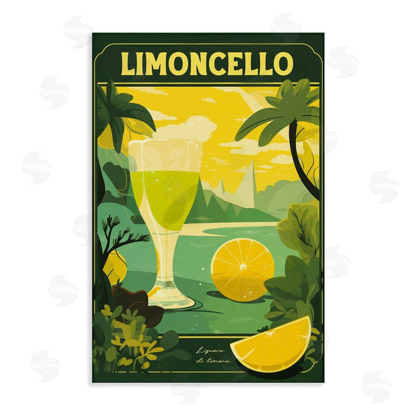 stupell industries Andreas Magnusson | Lemon Cocktail in Tropical Scene
