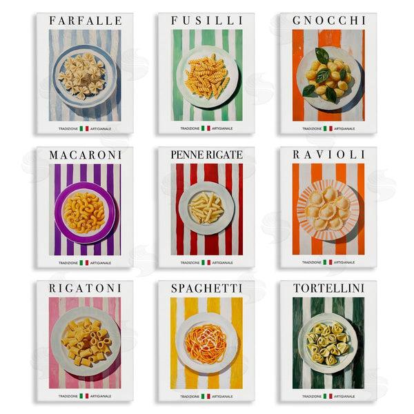 stupell industries Andreas Magnusson | Traditional Pasta Plates Cuisine Wall Art