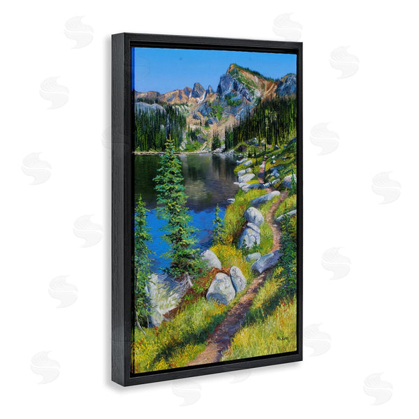Stupell Industries Andrew Kiss | Alpine Lake Landscape Wall Art