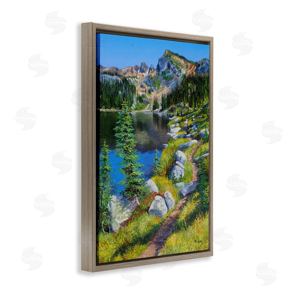 Stupell Industries Andrew Kiss | Alpine Lake Landscape Wall Art