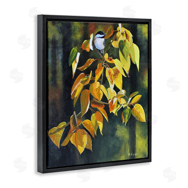 Stupell Industries Andrew Kiss | Bird On Autumn Branch Wall Art