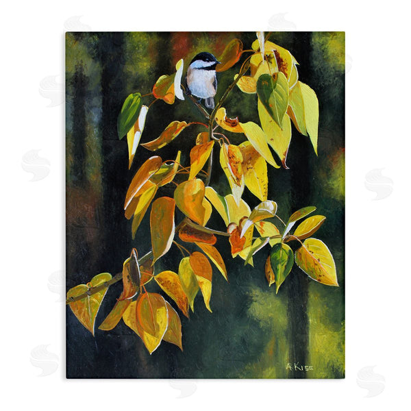 stupell industries Andrew Kiss | Bird on Autumn Branch Wall Art