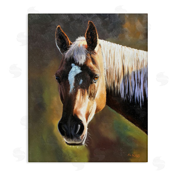 stupell industries Andrew Kiss | Brown Horse Portrait Wall Art