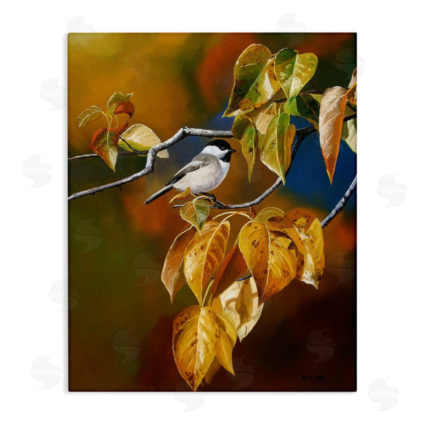 stupell industries Andrew Kiss | Chickadee on Branch Wall Art