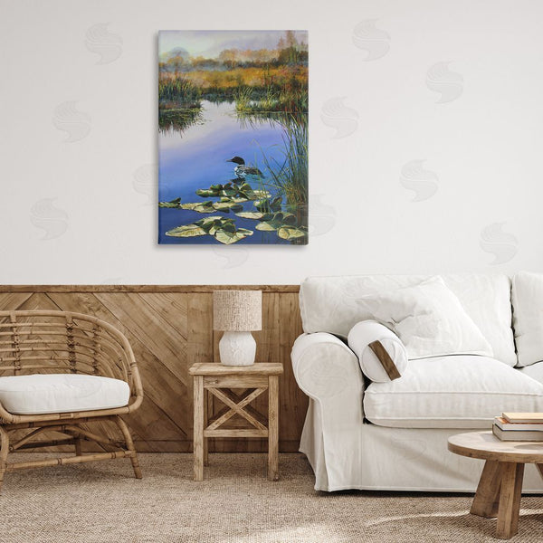 Stupell Industries Andrew Kiss | Duck's Morning Solitude Wall Art