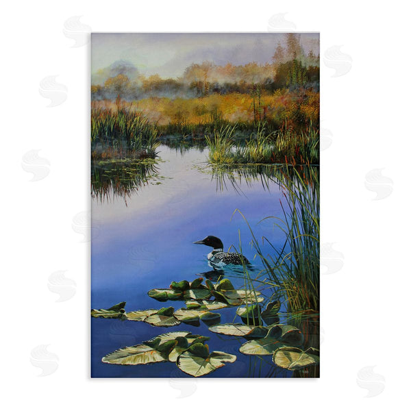 stupell industries Andrew Kiss | Duck's Morning Solitude Wall Art