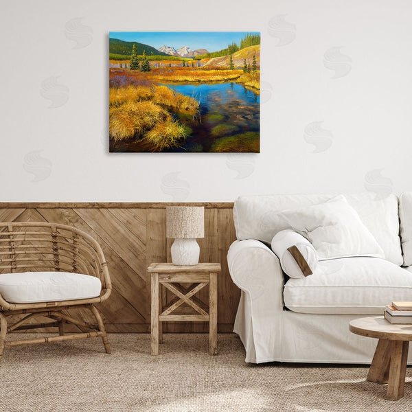 Stupell Industries Andrew Kiss | Lush Pond Landscape Wall Art
