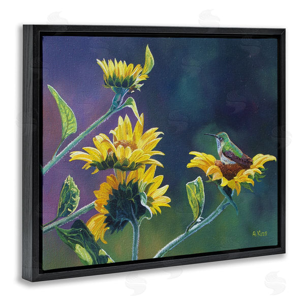 Stupell Industries Andrew Kiss | Resting Birds On Sunflowers Wall Art