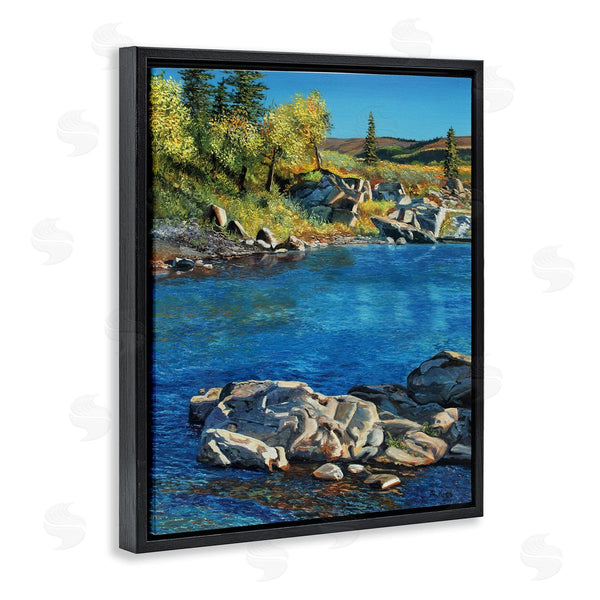Stupell Industries Andrew Kiss | Rocky River Landscape Wall Art