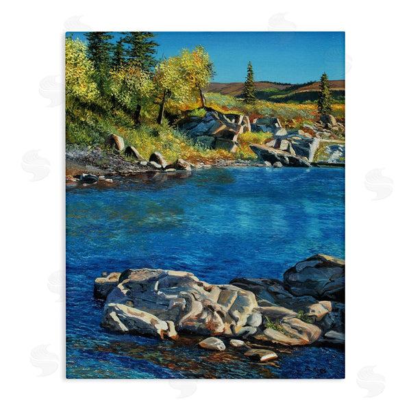 stupell industries Andrew Kiss | Rocky River Landscape Wall Art
