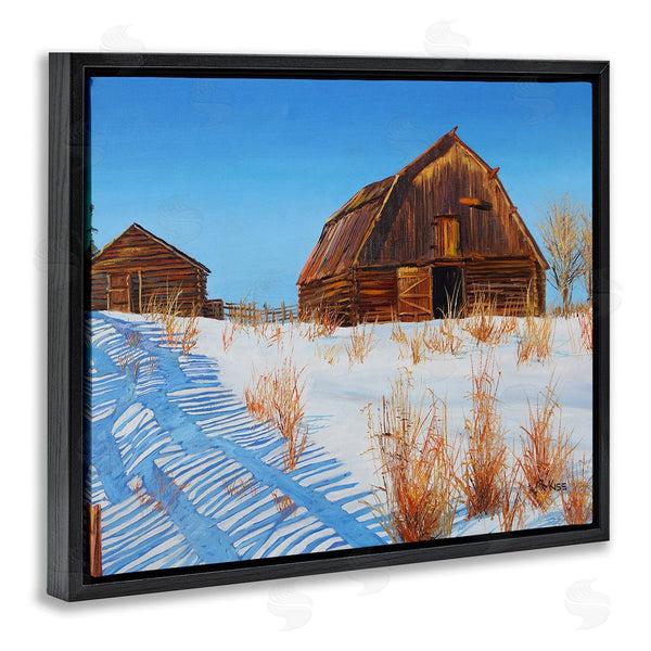 Stupell Industries Andrew Kiss | Winter Country Barn Wall Art