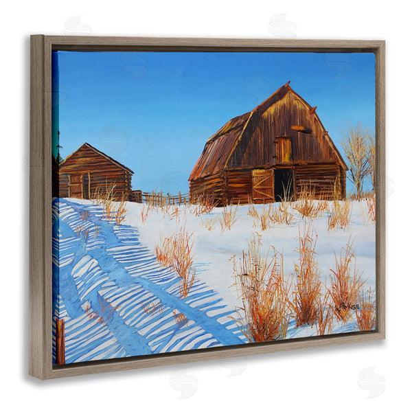 Stupell Industries Andrew Kiss | Winter Country Barn Wall Art