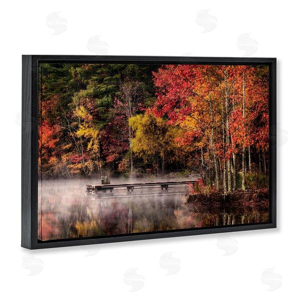 Stupell Industries Andy Amos | Autumn Dock Landscape Wall Art
