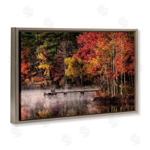 Stupell Industries Andy Amos | Autumn Dock Landscape Wall Art