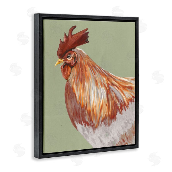 Stupell Industries Andy Beauchamp | Gallant Rooster Portrait Wall Art