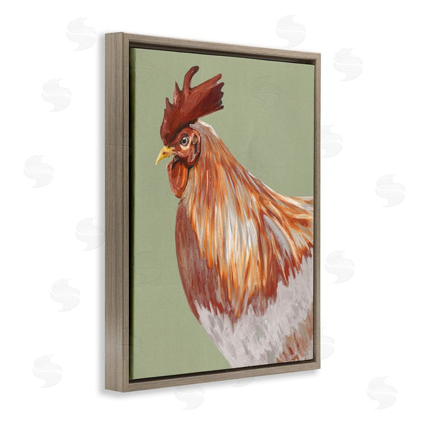 Stupell Industries Andy Beauchamp | Gallant Rooster Portrait Wall Art
