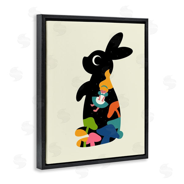 Stupell Industries Andy Westface | Alice Story Themed Rabbit