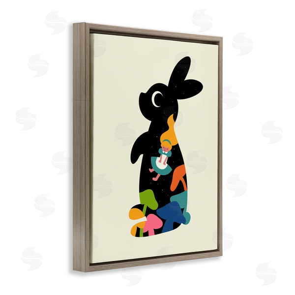 Stupell Industries Andy Westface | Alice Story Themed Rabbit