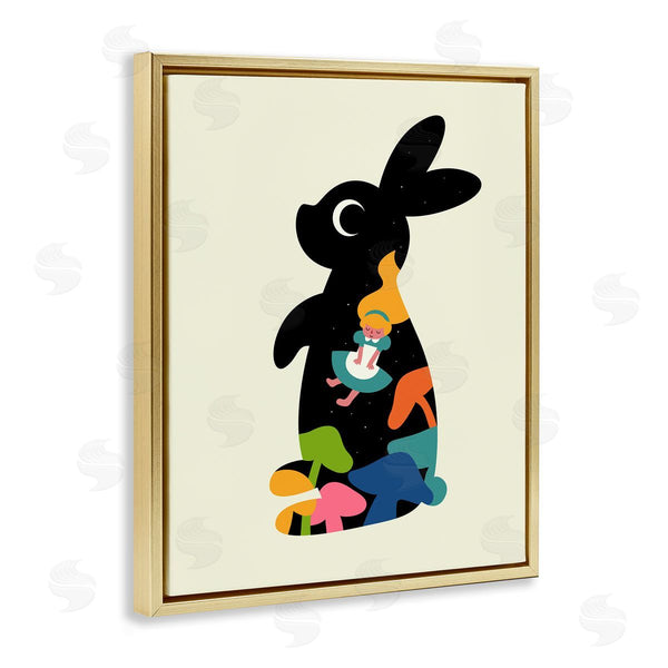 Stupell Industries Andy Westface | Alice Story Themed Rabbit