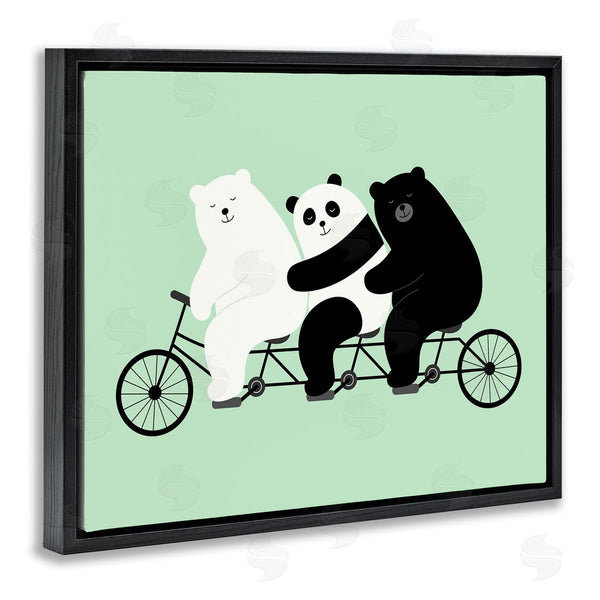 Stupell Industries Andy Westface | Bear Trio On Bicycle
