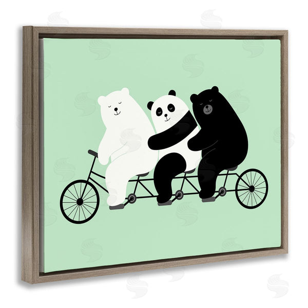 Stupell Industries Andy Westface | Bear Trio On Bicycle