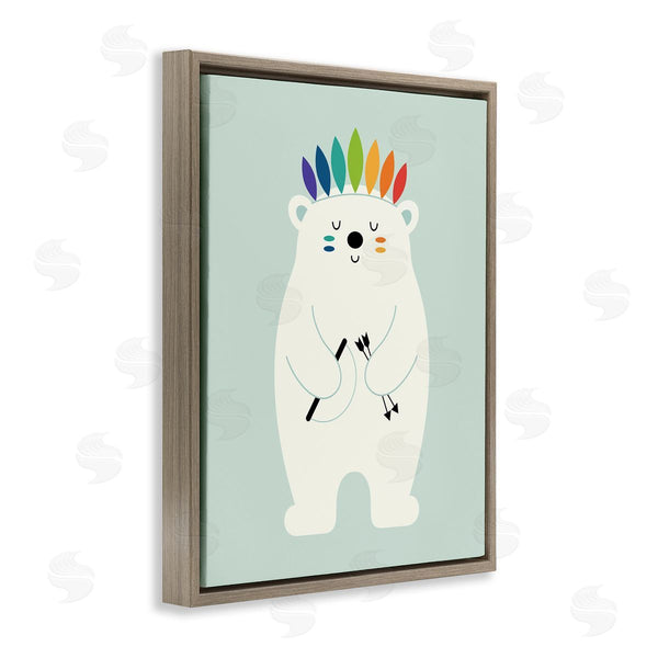 Stupell Industries Andy Westface | Bear With Bow & Arrows
