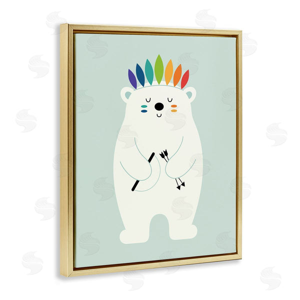 Stupell Industries Andy Westface | Bear With Bow & Arrows