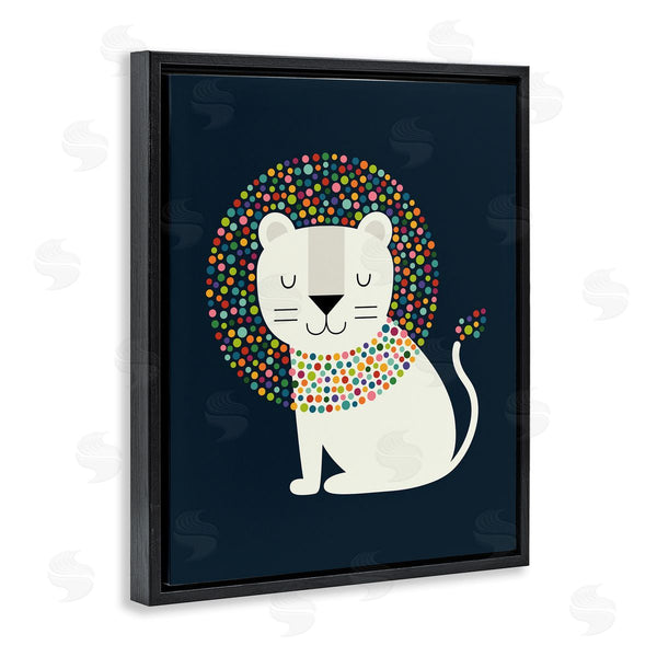 Stupell Industries Andy Westface | Lion With Speckled Mane