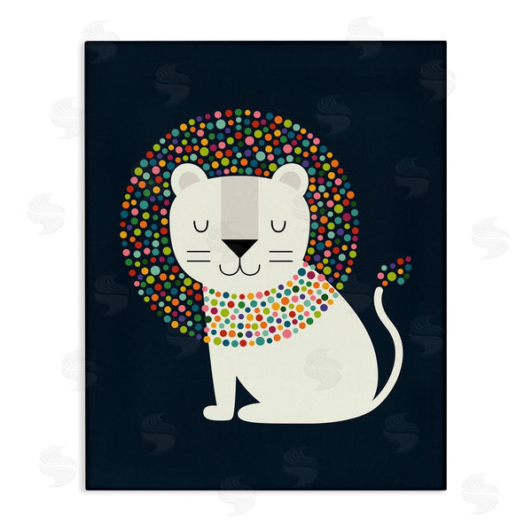 stupell industries Andy Westface | Lion with Speckled Mane