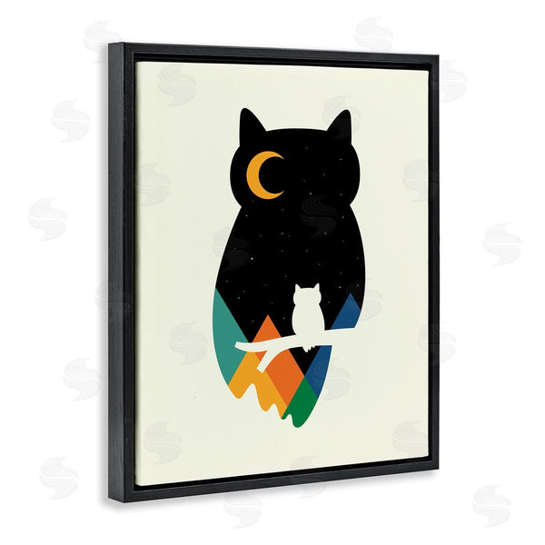 Stupell Industries Andy Westface | Mountains In Owl Silhouette