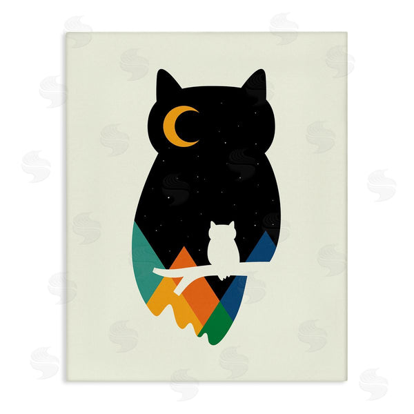 stupell industries Andy Westface | Mountains in Owl Silhouette