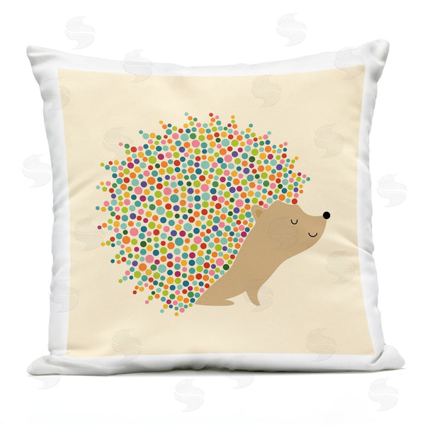 Stupell Industries Andy Westface | Speckled Dots Hedgehog Printed Throw Pillow
