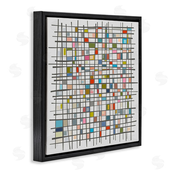 Stupell Industries Angel Estevez | Remembering Mondrian Abstraction Wall Art