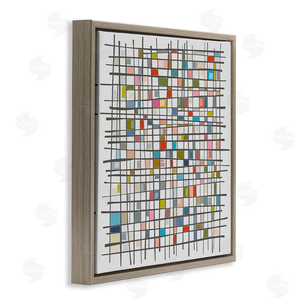Stupell Industries Angel Estevez | Remembering Mondrian Abstraction Wall Art