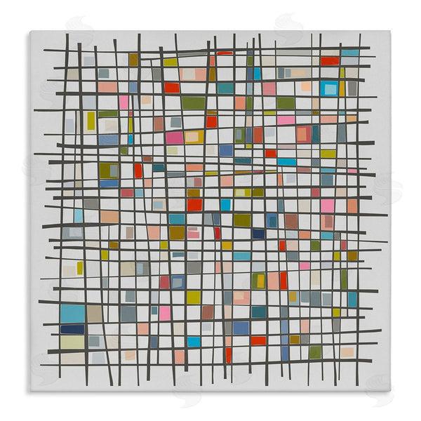 stupell industries Angel Estevez | Remembering Mondrian Abstraction Wall Art