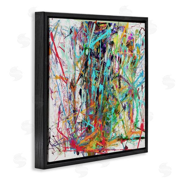 Stupell Industries Angel Estevez | Urban Splatter Chaotic Abstraction Wall Art