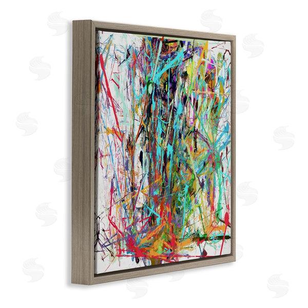 Stupell Industries Angel Estevez | Urban Splatter Chaotic Abstraction Wall Art