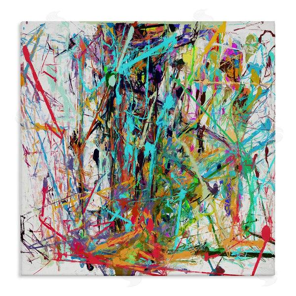 stupell industries Angel Estevez | Urban Splatter Chaotic Abstraction Wall Art