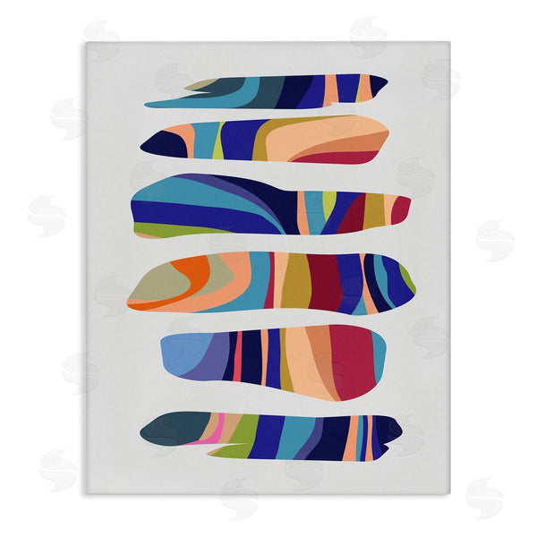 stupell industries Angel Estevez | Varied Contemporary Shapes Wall Art