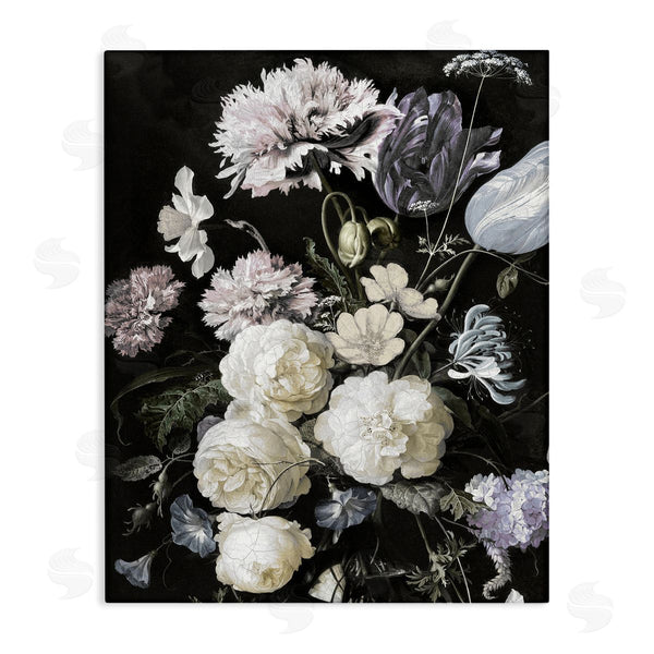 stupell industries Angela McQueen | Classical Flower Arrangement Vintage Faded Tones Busy Florals Wall Art