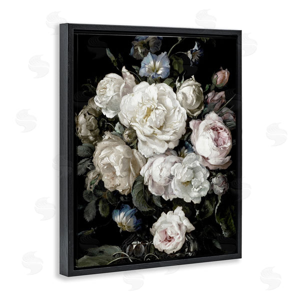 Stupell Industries Angela McQueen | Classical Roses And Globeflower Arrangement Vintage Faded Tones Wall Art