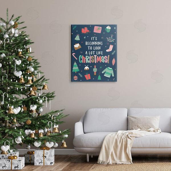Stupell Industries Angela Nickeas | Beginning To Look Like Christmas Varied Festive Details Wall Art