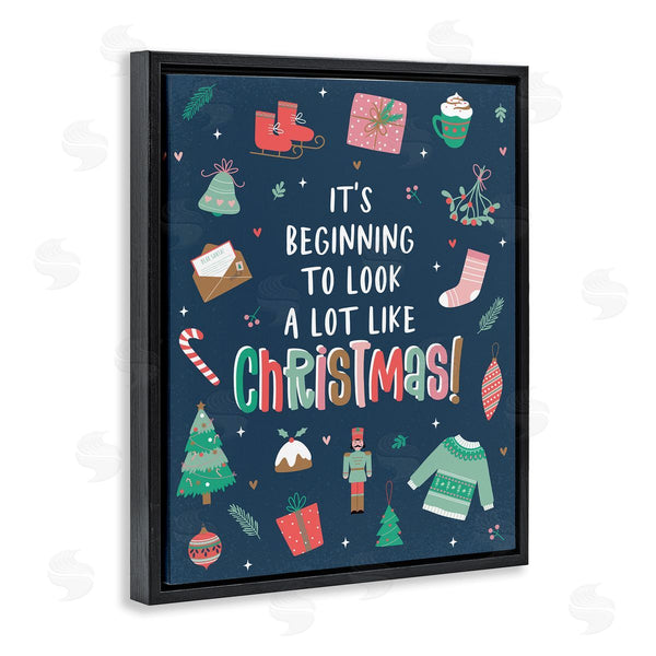 Stupell Industries Angela Nickeas | Beginning To Look Like Christmas Varied Festive Details Wall Art