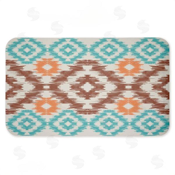 stupell industries Angela Nickeas | Boho Aztec Pattern Anti-Fatigue Mat