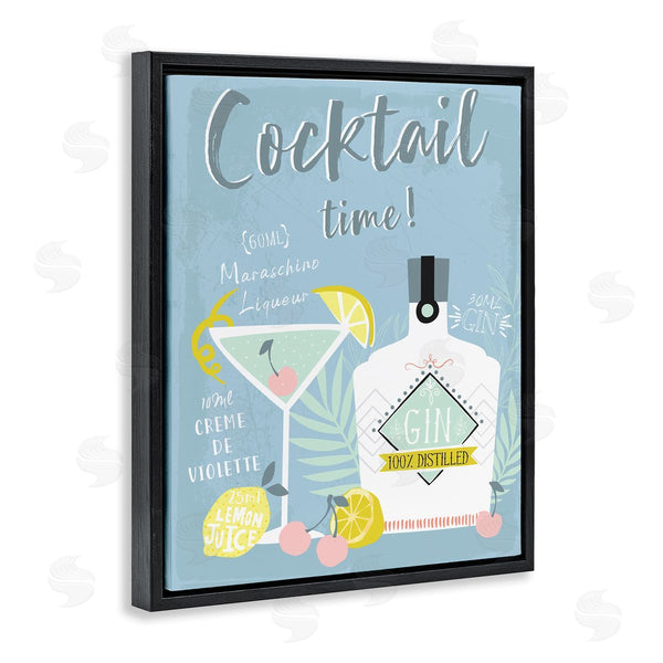 Stupell Industries Angela Nickeas | Cocktail Time Gin Recipe