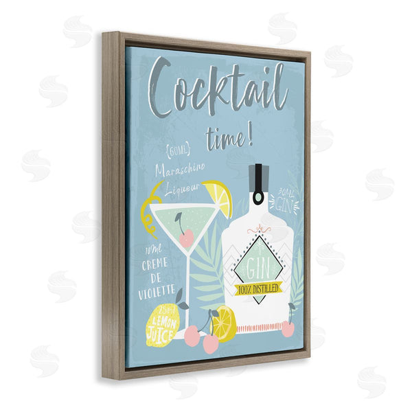 Stupell Industries Angela Nickeas | Cocktail Time Gin Recipe