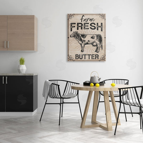 Stupell Industries Angela Nickeas | Farm Fresh Butter Vintage Sign Wall Art