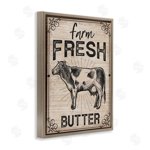 Stupell Industries Angela Nickeas | Farm Fresh Butter Vintage Sign Wall Art